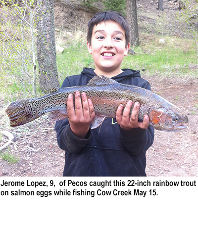 New Mexico fishing and stocking reports for May 24