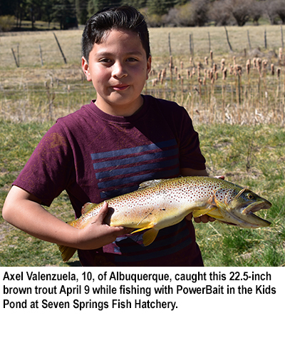 New Mexico fishing and stocking report for April 18