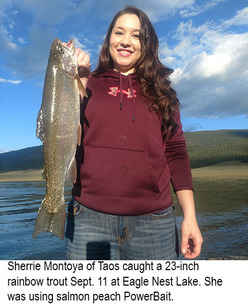 New Mexico fishing and stocking reports for September 18