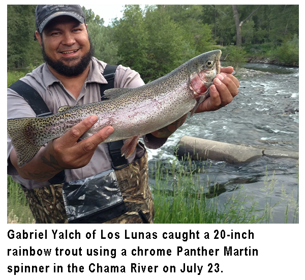 New Mexico fishing and stocking reports for August 13
