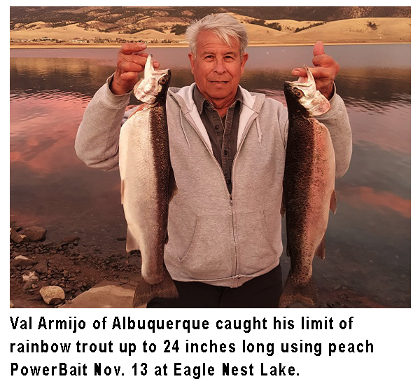 New Mexico Fishing And Stocking Reports For November 16