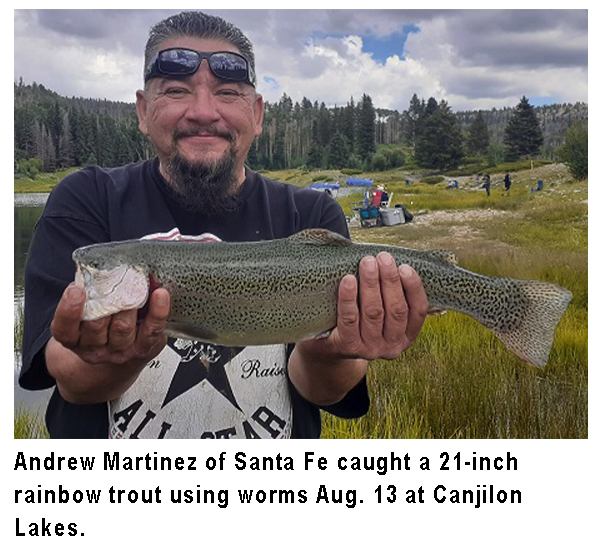 New Mexico fishing and stocking reports for Sept. 6