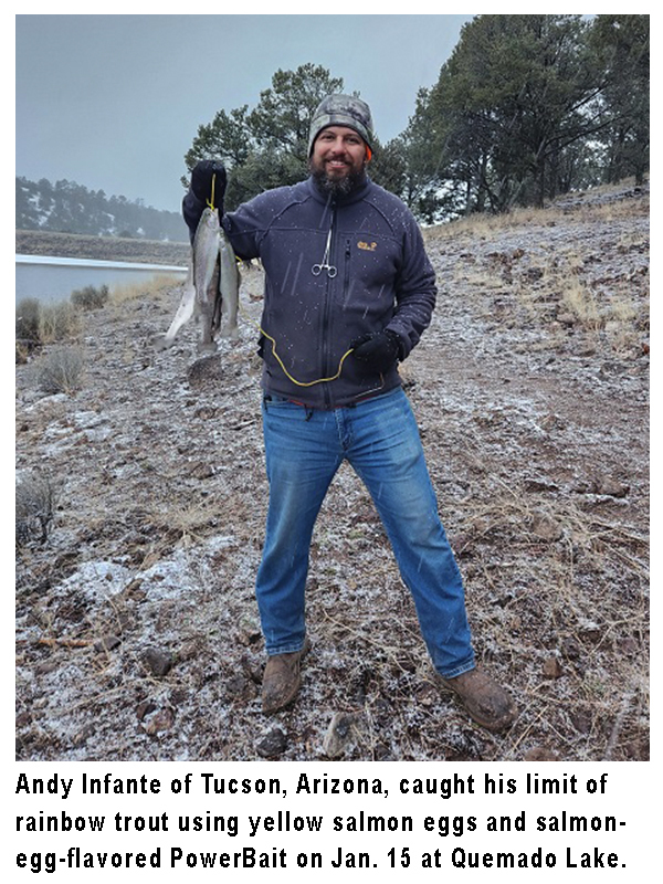 New Mexico fishing and stocking reports for Jan. 24