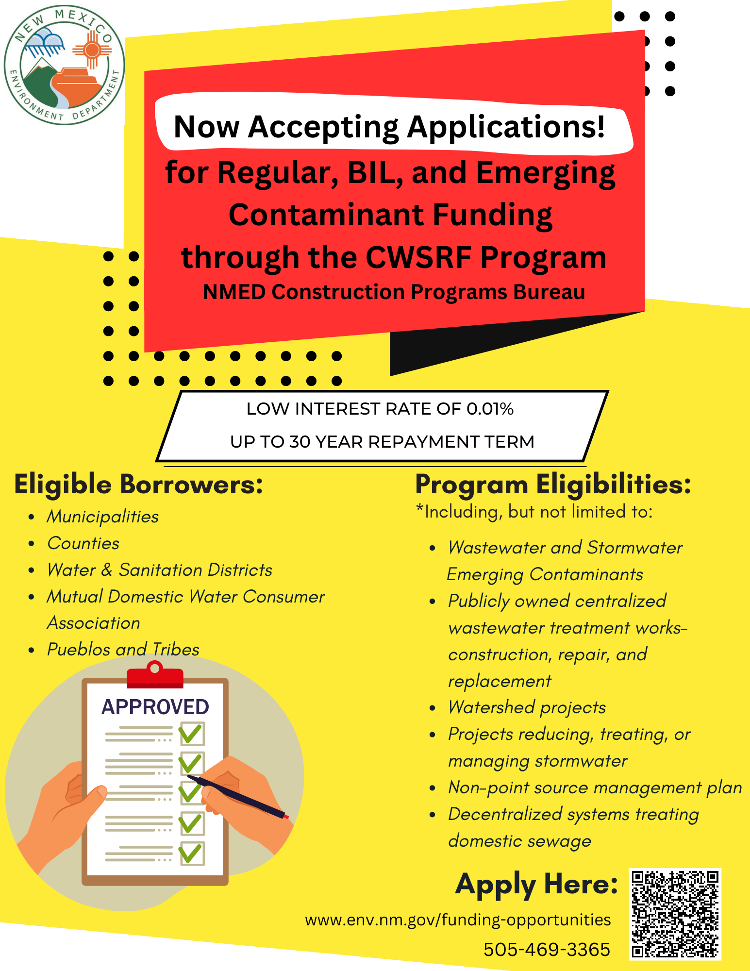 Now Accepting FY24 CWSRF Applications