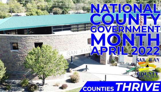 COUNTY GOVERNMENT BUILDING, TEXT: COUNTY GOVERNEMENT MONTH APRIL 2022