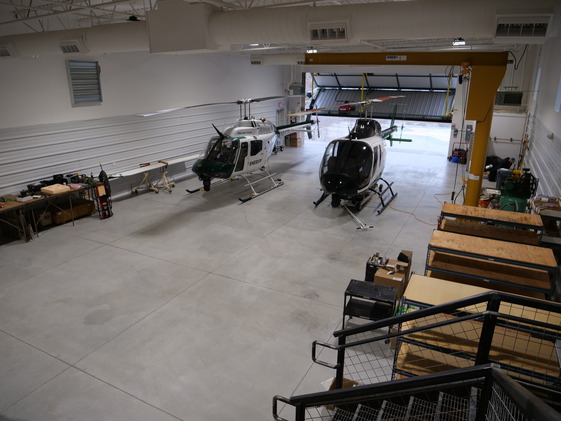 hangar interior