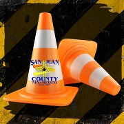 orange cone corner