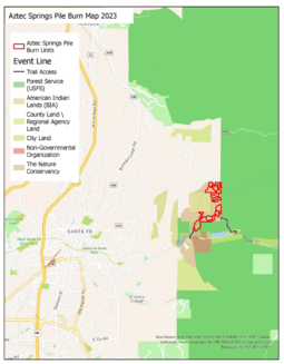 Aztec Springs Pile Burn Map