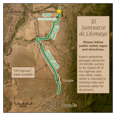 Santa Fe County Issues Peregrino Preparedness for Annual Santuario de ...