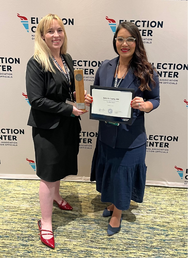 Clerk Clark and Deputy Ortiz Receive Guardian Award