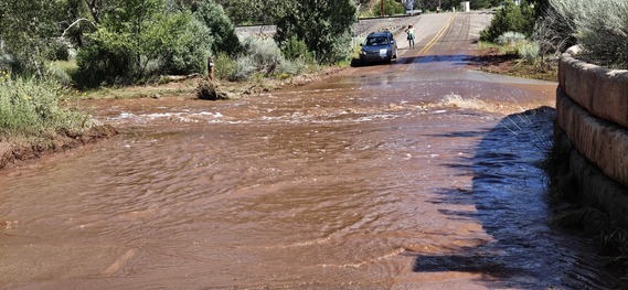 CR51 Galisteo Creek Flooded