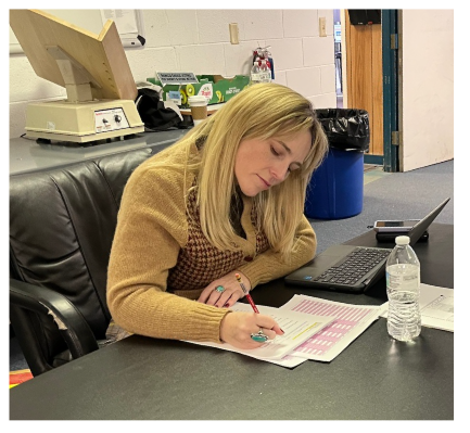 Clerk Clark participating in the audit