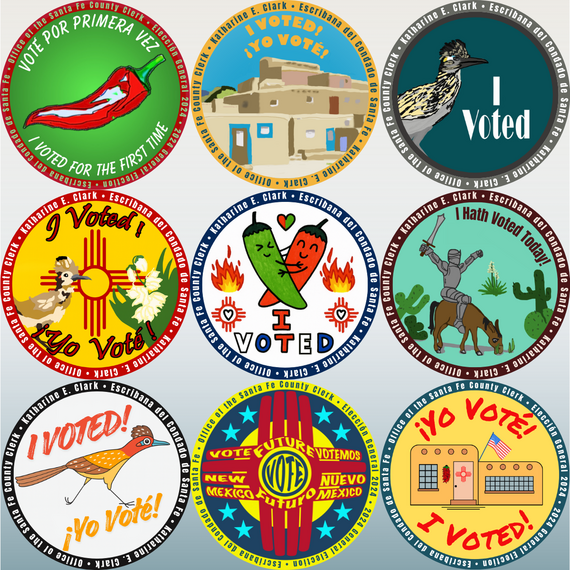 Santa Fe County Sticker Contest Entries