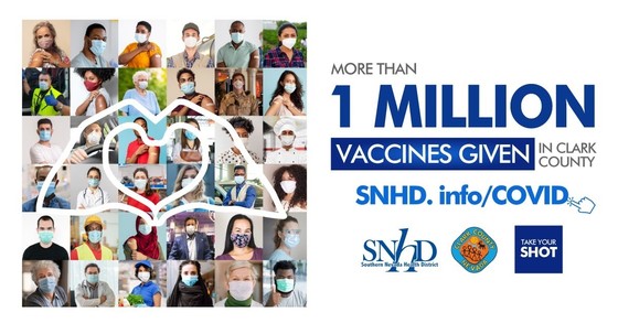 I Million Vaccines Given in Clark County
