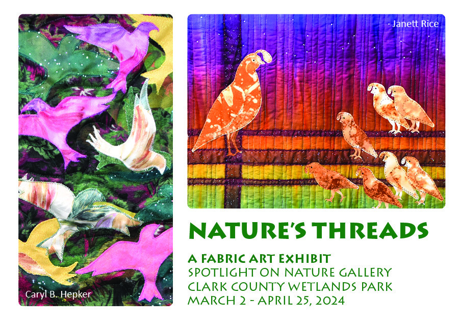 Nature's Threads Patchwork March at Wetlands Park
