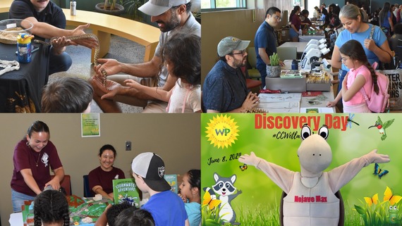 wetlands park discovery day event collage