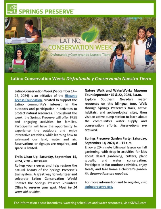 Latino Conservation Week