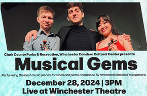 Musical Gems event at Winchester Dondero Cultural Center