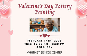 Valentine's Day Pottery Paint at Whitney