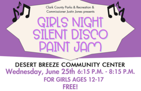 Girls Silent Disco Paint Jam