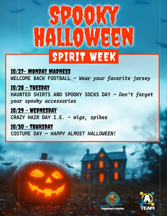 A-TEAM: Spooky Halloween Spirit Week