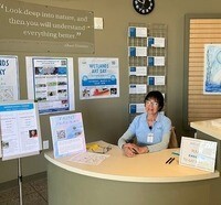 Volunteer Rose Marie at a WP Event