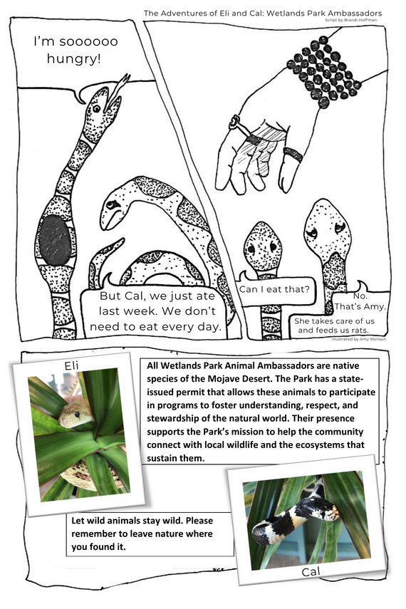 The Adventures of Cal and Eli comic strip
