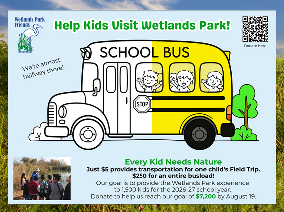 School bus fundraiser by Wetlands Park Friends