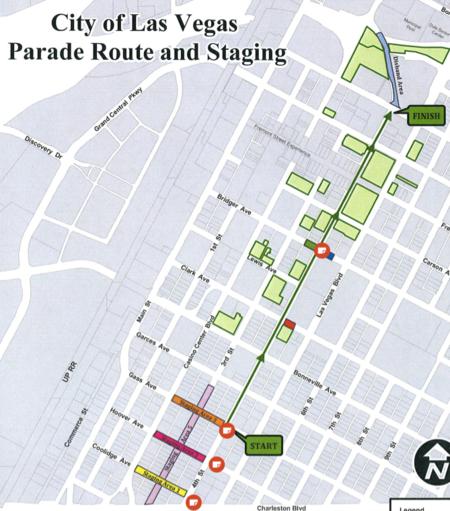 MLK Parade Route