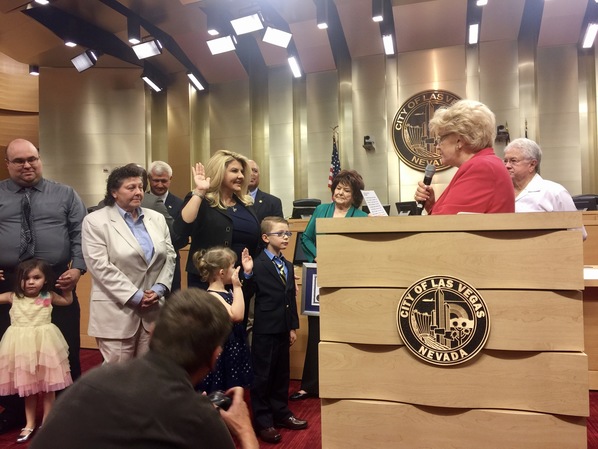 Michele Fiore was sworn in as Ward 6 councilwoman July 19, 2017