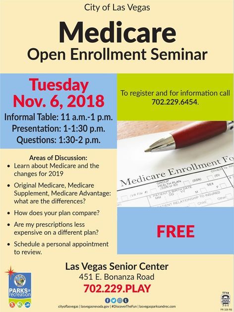 Medicare Open Enrollment Seminar