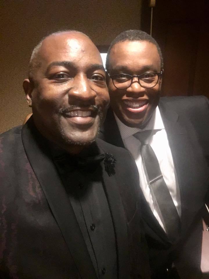 Tyrone Thompson and Councilman Crear