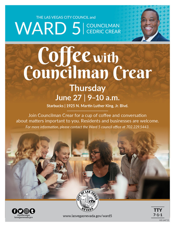 Coffee with Councilman Crear
