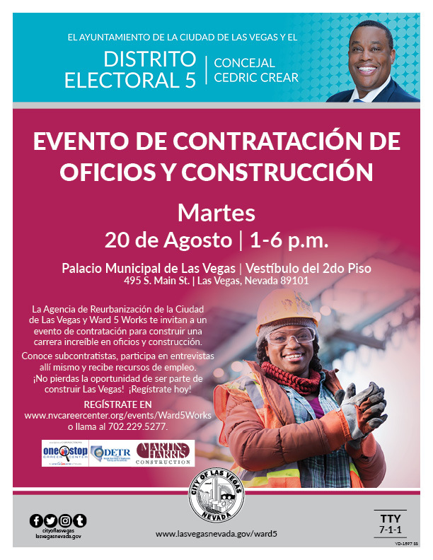 Ward 5 Hiring Event - Spanish