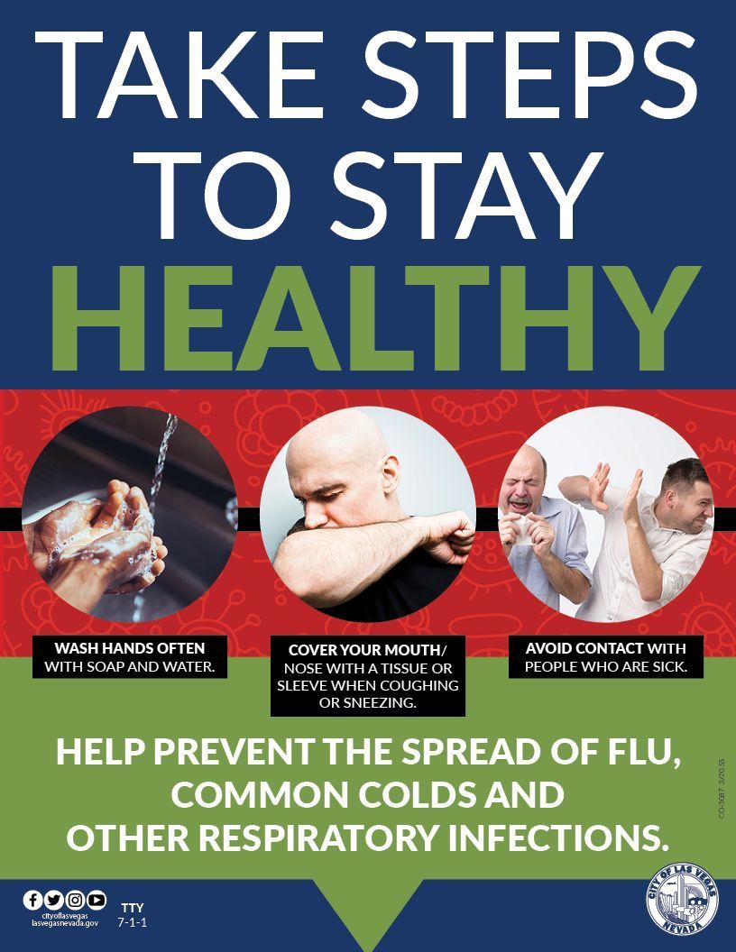 Stay Healthy flier