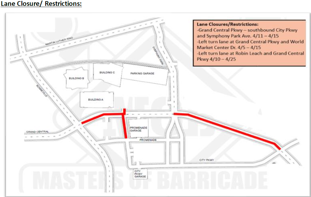 Las Vegas Market Lane Closure/Restrictions