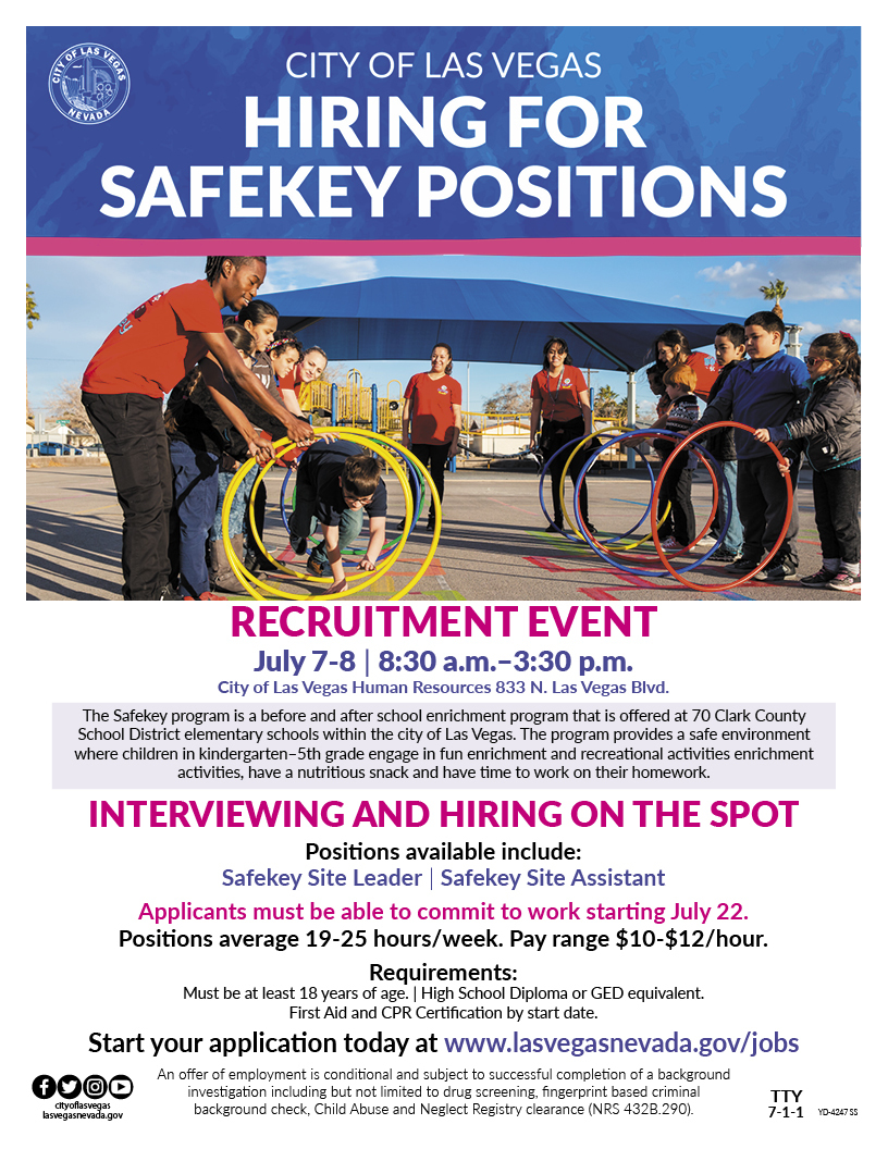 Safekey hiring flier