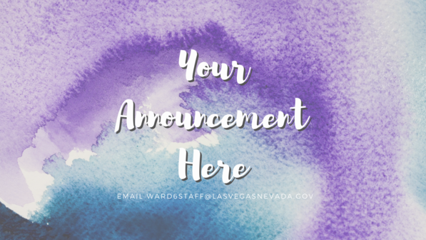 Your Announcement Here