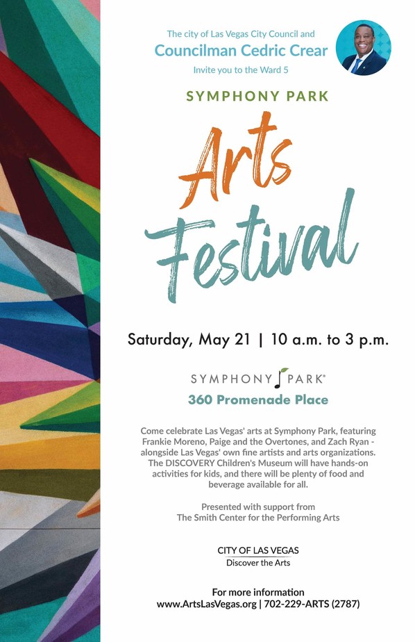 Symphony Park Arts Festival May 21 flier