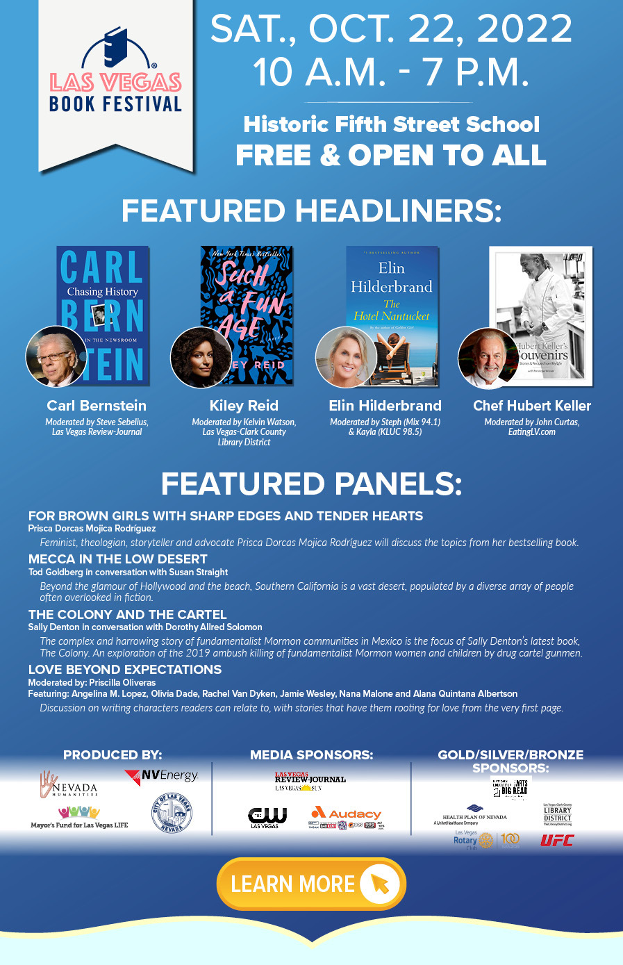 Join us at the Las Vegas Book Festival on Oct. 22