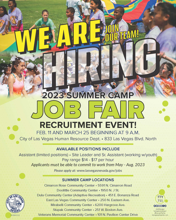 2023 Summer Camp Spring Hiring Fairs