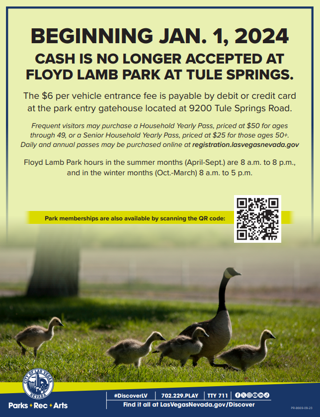 Floyd Lamb Park Cashless