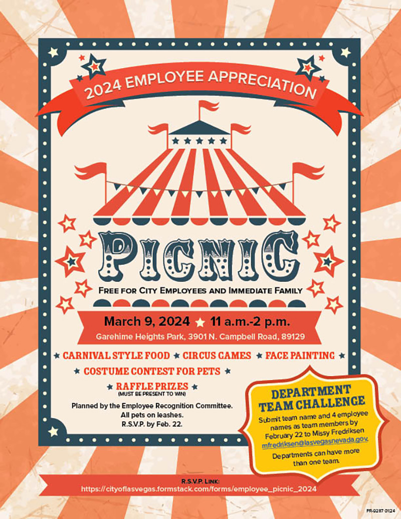 2024 Employee Appreciation Picnic March 9