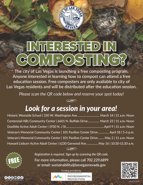 Spring 2024 Composting Classes Flier