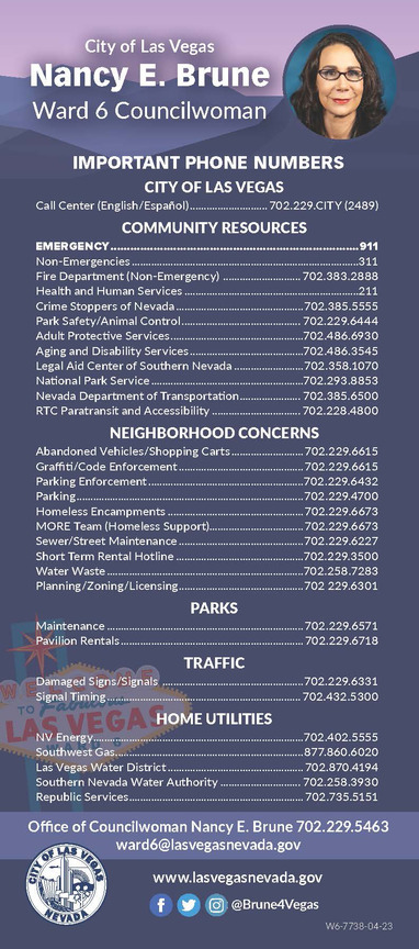 Brune General Numbers for Contact