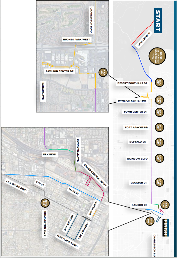 Downtown Las Vegas Road Closures Planned for November 2024