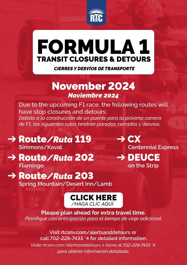 RTC Formula1 Nov-2024 closures
