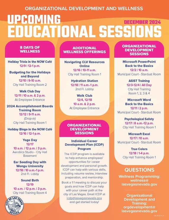 December 2024 upcoming events