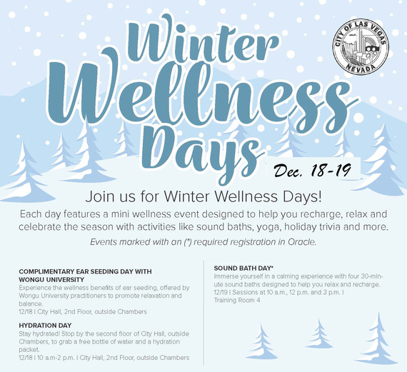 Winter Wellness Days Dec. 18-19, 2024