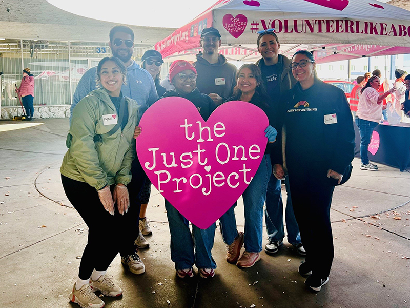 Jan. 10, 2025 volunteers for the JustOne Project.